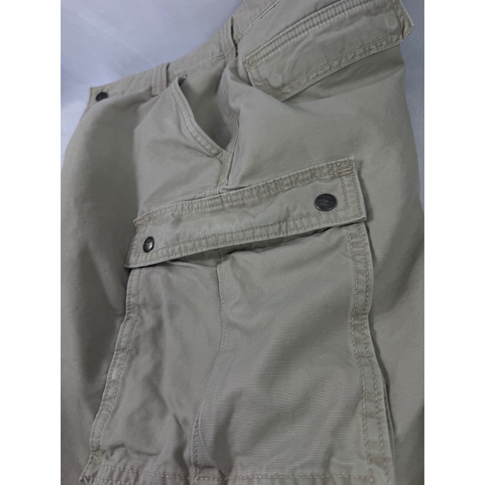 Carhartt Relaxed Fit Cargo Canvas Shorts 2 Pairs  SZ 36 - Picture 12 of 12